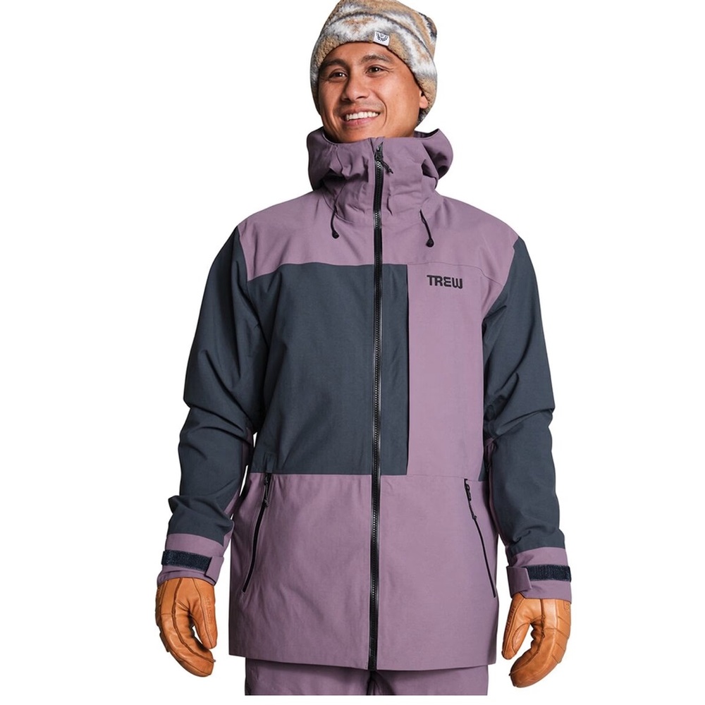 Trew Gear Men’s Jefferson Ski Jacket - Black Plum